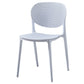 Plastic Scandinavian Kitchen Dining Room Side Chair Open Back Chair Clearhalo ' kitchen&dining_furn' 'Dining Chairs' 'Dining Tables & Seating' 'dining_chair' 'furn' 'furn_dining_chair' 'Furniture' 'furniture_dining_chair' 'Kitchen & Dining Furniture' 'kitchen' 4480995