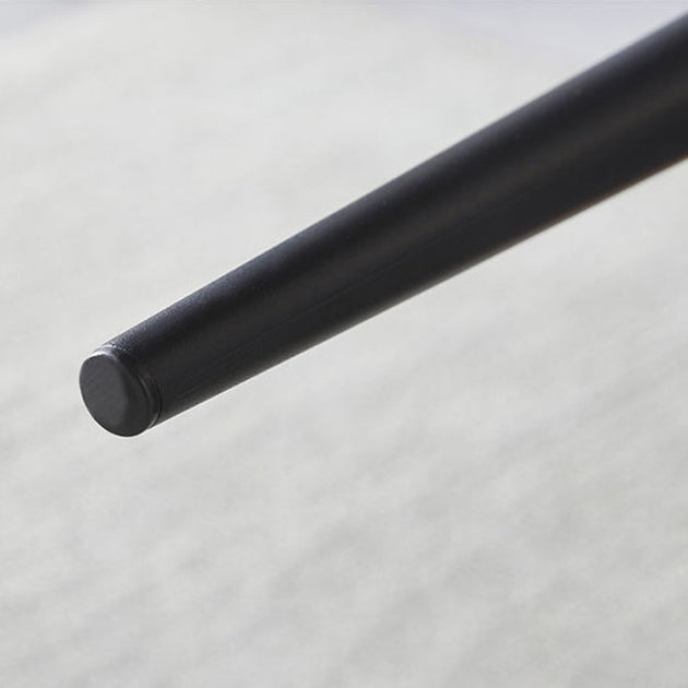 Contemporary Dining Armless Chair Matte Finish Leather Curved Parsons Side Chair Clearhalo ' kitchen&dining_furn' 'Dining Chairs' 'Dining Tables & Seating' 'dining_chair' 'Furniture' 'furniture_dining_chair' 'Kitchen & Dining Furniture' 'kitchen' 4481116