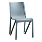 Plastic Scandinavian Kitchen Dining Room Side Chair Solid Back Chair Clearhalo ' kitchen&dining_furn' 'Dining Chairs' 'Dining Tables & Seating' 'dining_chair' 'furn' 'furn_dining_chair' 'Furniture' 'furniture_dining_chair' 'Kitchen & Dining Furniture' 'kitchen' 4481133