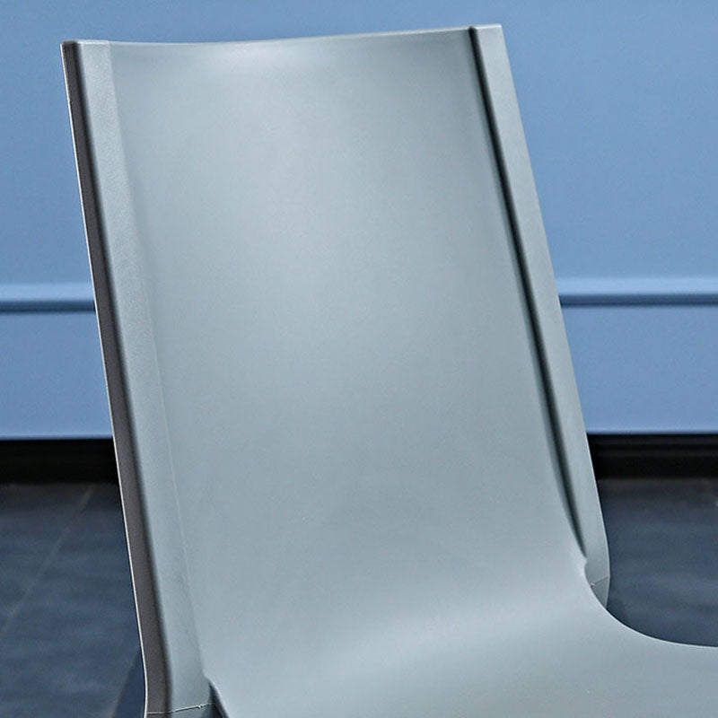 Plastic Scandinavian Kitchen Dining Room Side Chair Solid Back Chair Clearhalo ' kitchen&dining_furn' 'Dining Chairs' 'Dining Tables & Seating' 'dining_chair' 'furn' 'furn_dining_chair' 'Furniture' 'furniture_dining_chair' 'Kitchen & Dining Furniture' 'kitchen' 4481135