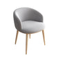 Modern Home Upholstered Arm Chair Matte Finish Solid Back Dining Chair Grey 1 Piece Clearhalo ' kitchen&dining_furn' 'Dining Chairs' 'Dining Tables & Seating' 'dining_chair' 'furn' 'furn_dining_chair' 'Furniture' 'furniture_dining_chair' 'Kitchen & Dining Furniture' 'kitchen' 4481204