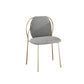 Scandinavian Style Armless Solid Back Chair Fabric Dining Side Chairs for Home Grey 1 Piece Clearhalo ' kitchen&dining_furn' 'Dining Chairs' 'Dining Tables & Seating' 'dining_chair' 'furn' 'furn_dining_chair' 'Furniture' 'furniture_dining_chair' 'Kitchen & Dining Furniture' 'kitchen' 4481218