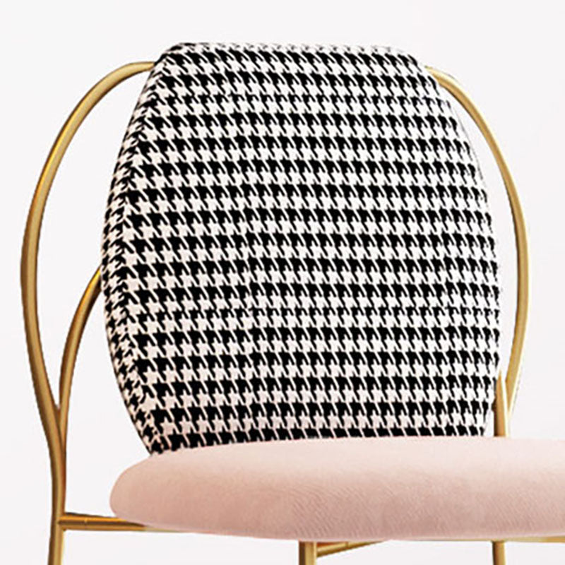 Scandinavian Style Armless Solid Back Chair Fabric Dining Side Chairs for Home Clearhalo ' kitchen&dining_furn' 'Dining Chairs' 'Dining Tables & Seating' 'dining_chair' 'furn' 'furn_dining_chair' 'Furniture' 'furniture_dining_chair' 'Kitchen & Dining Furniture' 'kitchen' 4481221