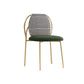 Scandinavian Style Armless Solid Back Chair Fabric Dining Side Chairs for Home Green 1 Piece Clearhalo ' kitchen&dining_furn' 'Dining Chairs' 'Dining Tables & Seating' 'dining_chair' 'furn' 'furn_dining_chair' 'Furniture' 'furniture_dining_chair' 'Kitchen & Dining Furniture' 'kitchen' 4481223