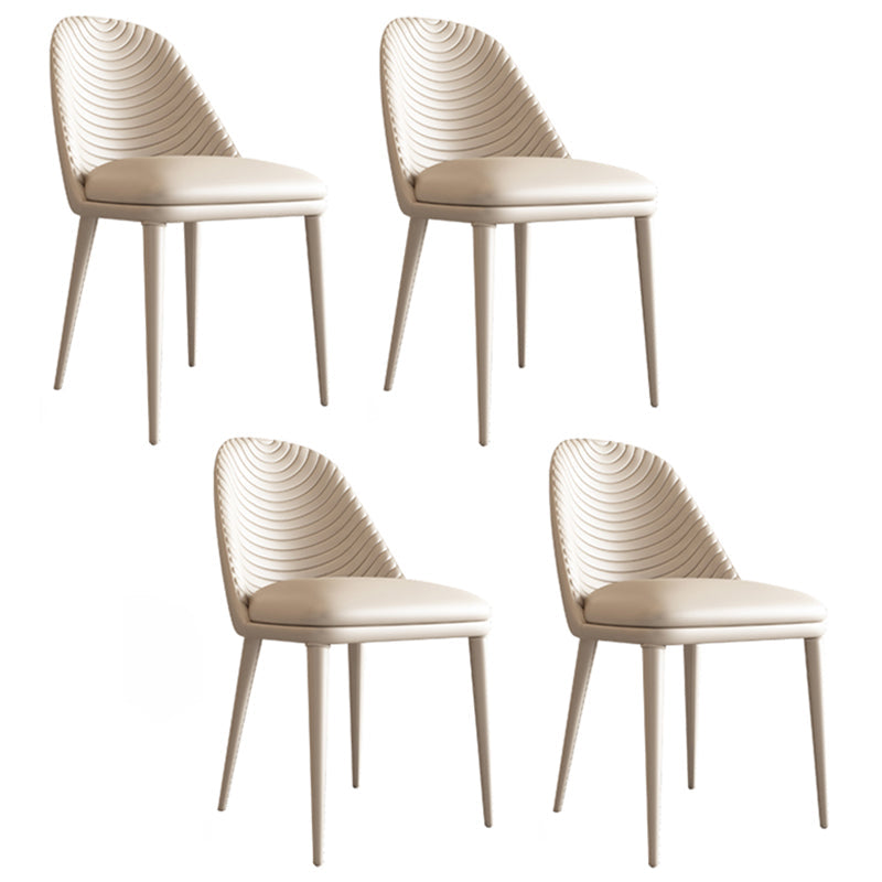 Contemporary 1/4/5/7 Pieces Dining Set Oval Dining Room Table Set 4 Beige Chairs Clearhalo 'Dining Room Sets' 'Dining Tables & Seating' 'dining_room_set' 'furn' 'furn_dining_room_set' 'Furniture' 'furniture_dining_room_set' 'Kitchen & Dining Furniture' 'kitchen&dining_furn' 'kitchen' 4481279