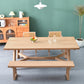 Modern 1/2/4/5/6 Pieces Dining Set with Solid Wood Dining Table and Chairs Furniture 4 Pieces: Table, 2 Chairs, 1 Bench Clearhalo 'Dining Room Sets' 'Dining Tables & Seating' 'dining_room_set' 'furn' 'furn_dining_room_set' 'Furniture' 'furniture_dining_room_set' 'Kitchen & Dining Furniture' 'kitchen&dining_furn' 'kitchen' 4481297