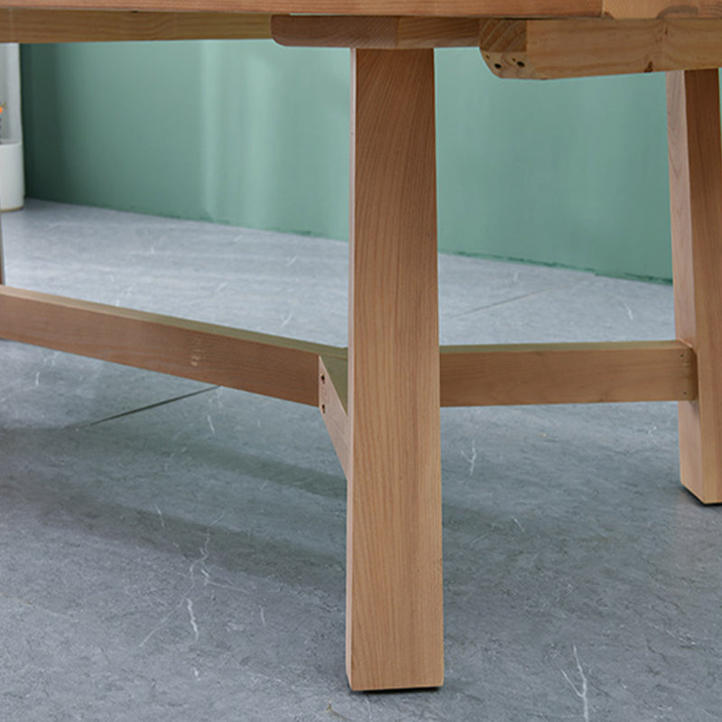 Modern 1/2/4/5/6 Pieces Dining Set with Solid Wood Dining Table and Chairs Furniture Clearhalo 'Dining Room Sets' 'Dining Tables & Seating' 'dining_room_set' 'furn' 'furn_dining_room_set' 'Furniture' 'furniture_dining_room_set' 'Kitchen & Dining Furniture' 'kitchen&dining_furn' 'kitchen' 4481301