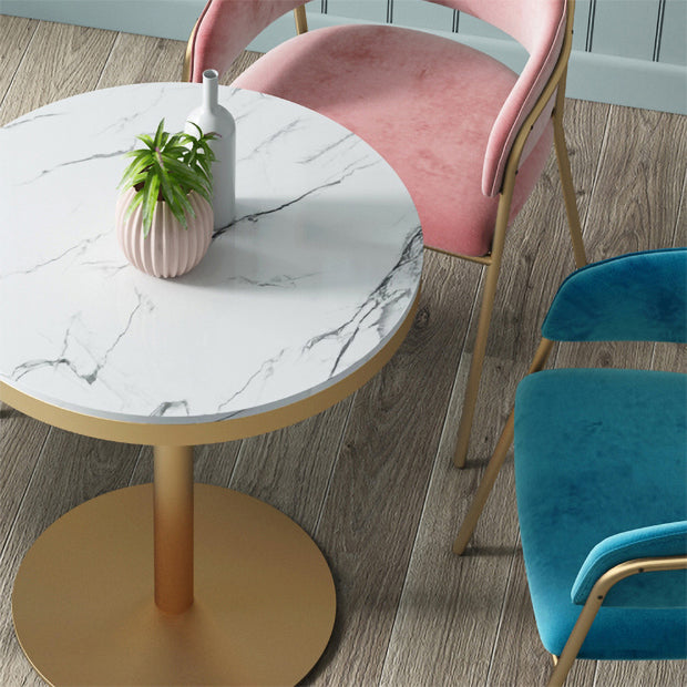 1/3/4/5 Pcs Metal Scandinavian Dining Room Set with Round Dinning Table Dinette Set Clearhalo 'Dining Room Sets' 'Dining Tables & Seating' 'dining_room_set' 'furn' 'furn_dining_room_set' 'Furniture' 'furniture_dining_room_set' 'Kitchen & Dining Furniture' 'kitchen&dining_furn' 'kitchen' 4481328