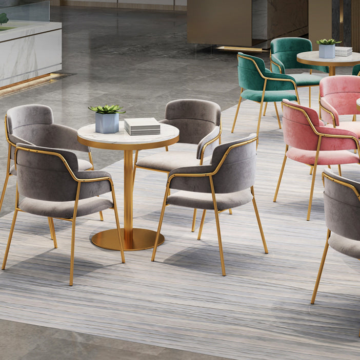 1/3/4/5 Pcs Metal Scandinavian Dining Room Set with Round Dinning Table Dinette Set Clearhalo 'Dining Room Sets' 'Dining Tables & Seating' 'dining_room_set' 'furn' 'furn_dining_room_set' 'Furniture' 'furniture_dining_room_set' 'Kitchen & Dining Furniture' 'kitchen&dining_furn' 'kitchen' 4481331