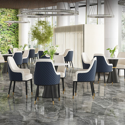 Glam 1/2/3/4/5 Pieces Dining Set Round Sintered Stone Dining Table Set Clearhalo 'Dining Room Sets' 'Dining Tables & Seating' 'dining_room_set' 'furn' 'furn_dining_room_set' 'Furniture' 'furniture_dining_room_set' 'Kitchen & Dining Furniture' 'kitchen&dining_furn' 'kitchen' 4481340
