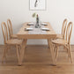 Modern 1/4/5/6 Pieces Dining Set with Solid Wood Table and Chairs Furniture Clearhalo 'Dining Room Sets' 'Dining Tables & Seating' 'dining_room_set' 'furn' 'furn_dining_room_set' 'Furniture' 'furniture_dining_room_set' 'Kitchen & Dining Furniture' 'kitchen&dining_furn' 'kitchen' 4481389