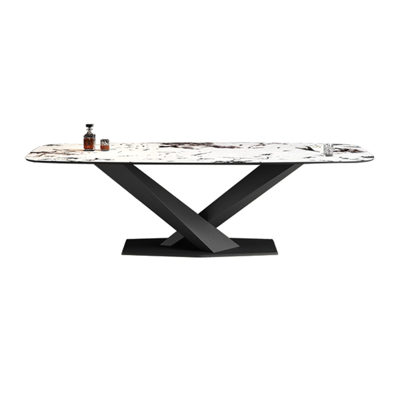 Minimalist 1/2/4/7 Pieces Dining Furniture Sintered Stone Dining Set for Dining Room Clearhalo 'Dining Room Sets' 'Dining Tables & Seating' 'dining_room_set' 'furn' 'furn_dining_room_set' 'Furniture' 'furniture_dining_room_set' 'Kitchen & Dining Furniture' 'kitchen&dining_furn' 'kitchen' 4481408