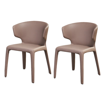 Minimalist 1/2/4/7 Pieces Dining Furniture Sintered Stone Dining Set for Dining Room 2 Brown Chairs Clearhalo 'Dining Room Sets' 'Dining Tables & Seating' 'dining_room_set' 'furn' 'furn_dining_room_set' 'Furniture' 'furniture_dining_room_set' 'Kitchen & Dining Furniture' 'kitchen&dining_furn' 'kitchen' 4481410