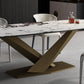Minimalist 1/2/4/7 Pieces Dining Furniture Sintered Stone Dining Set for Dining Room Clearhalo 'Dining Room Sets' 'Dining Tables & Seating' 'dining_room_set' 'furn' 'furn_dining_room_set' 'Furniture' 'furniture_dining_room_set' 'Kitchen & Dining Furniture' 'kitchen&dining_furn' 'kitchen' 4481416