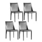 1/2/4/5/7/11 Pcs Metal Contemporary Dining Room Set with Rectangle Table Dinette Set 4 Grey Chairs Clearhalo 'Dining Room Sets' 'Dining Tables & Seating' 'dining_room_set' 'furn' 'furn_dining_room_set' 'Furniture' 'furniture_dining_room_set' 'Kitchen & Dining Furniture' 'kitchen&dining_furn' 'kitchen' 4481449