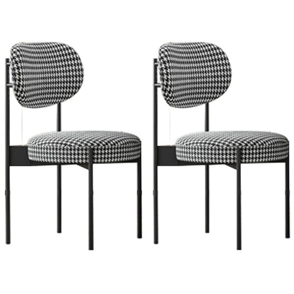 Modern 1/2/5/6 Pieces Dining Set Solid Wood Dining Table Set for Restaurant 2 Black Chairs Clearhalo 'Dining Room Sets' 'Dining Tables & Seating' 'dining_room_set' 'furn' 'furn_dining_room_set' 'Furniture' 'furniture_dining_room_set' 'Kitchen & Dining Furniture' 'kitchen&dining_furn' 'kitchen' 4481510