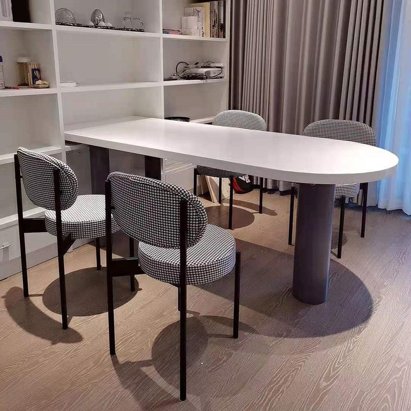 Modern 1/2/5/6 Pieces Dining Set Solid Wood Dining Table Set for Restaurant Clearhalo 'Dining Room Sets' 'Dining Tables & Seating' 'dining_room_set' 'furn' 'furn_dining_room_set' 'Furniture' 'furniture_dining_room_set' 'Kitchen & Dining Furniture' 'kitchen&dining_furn' 'kitchen' 4481511