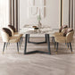 Minimalist 1/2/5/6/7 Pieces Dining Set Sintered Stone Dining Table Set Clearhalo 'Dining Room Sets' 'Dining Tables & Seating' 'dining_room_set' 'furn' 'furn_dining_room_set' 'Furniture' 'furniture_dining_room_set' 'Kitchen & Dining Furniture' 'kitchen&dining_furn' 'kitchen' 4481555