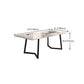 Minimalist 1/2/5/6/7 Pieces Dining Set Sintered Stone Dining Table Set Clearhalo 'Dining Room Sets' 'Dining Tables & Seating' 'dining_room_set' 'furn' 'furn_dining_room_set' 'Furniture' 'furniture_dining_room_set' 'Kitchen & Dining Furniture' 'kitchen&dining_furn' 'kitchen' 4481560