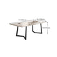 Minimalist 1/2/5/6/7 Pieces Dining Set Sintered Stone Dining Table Set Clearhalo 'Dining Room Sets' 'Dining Tables & Seating' 'dining_room_set' 'furn' 'furn_dining_room_set' 'Furniture' 'furniture_dining_room_set' 'Kitchen & Dining Furniture' 'kitchen&dining_furn' 'kitchen' 4481564