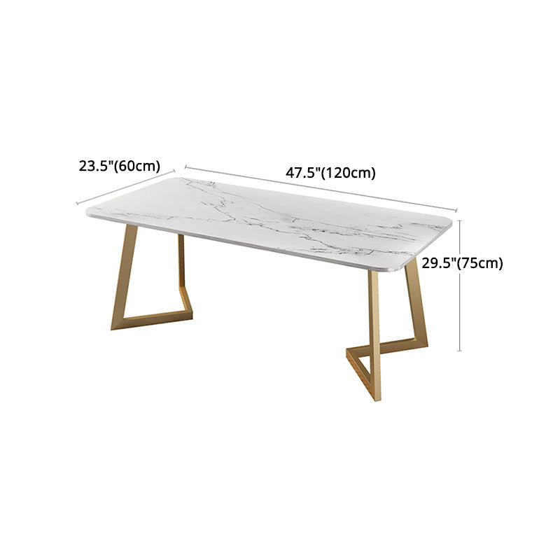 Nordic 1/4/5 Pieces Dining Set Sintered Stone Dining Table with Leather Chairs Clearhalo 'Dining Room Sets' 'Dining Tables & Seating' 'dining_room_set' 'furn' 'furn_dining_room_set' 'Furniture' 'furniture_dining_room_set' 'Kitchen & Dining Furniture' 'kitchen&dining_furn' 'kitchen' 4481584