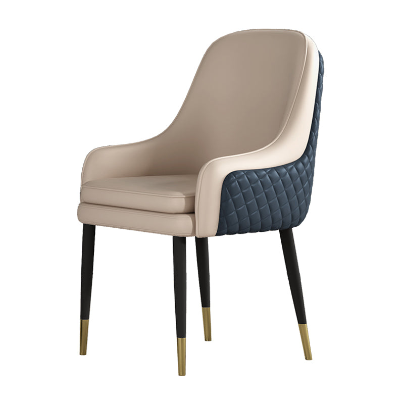 1/2/5 Pcs Metal Modern Dining Room Set with Round Table Dinette Set 1 White Chair Clearhalo 'Dining Room Sets' 'Dining Tables & Seating' 'dining_room_set' 'furn' 'furn_dining_room_set' 'Furniture' 'furniture_dining_room_set' 'Kitchen & Dining Furniture' 'kitchen&dining_furn' 'kitchen' 4481591