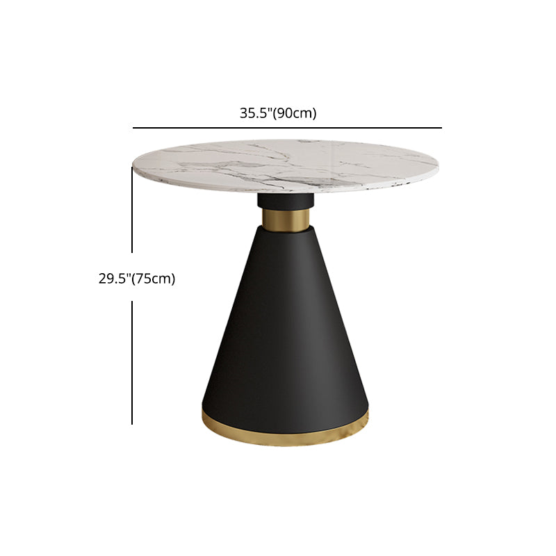 1/2/5 Pcs Metal Modern Dining Room Set with Round Table Dinette Set Clearhalo 'Dining Room Sets' 'Dining Tables & Seating' 'dining_room_set' 'furn' 'furn_dining_room_set' 'Furniture' 'furniture_dining_room_set' 'Kitchen & Dining Furniture' 'kitchen&dining_furn' 'kitchen' 4481603