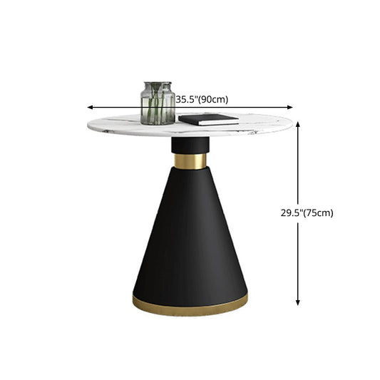 Contemporary 1/2/5 Pieces Dining Set Round Dining Room Table Set Clearhalo 'Dining Room Sets' 'Dining Tables & Seating' 'dining_room_set' 'furn' 'furn_dining_room_set' 'Furniture' 'furniture_dining_room_set' 'Kitchen & Dining Furniture' 'kitchen&dining_furn' 'kitchen' 4481639