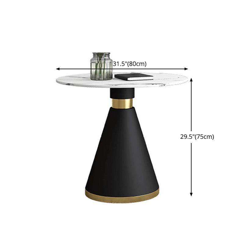 Contemporary 1/2/5 Pieces Dining Set Round Dining Room Table Set Clearhalo 'Dining Room Sets' 'Dining Tables & Seating' 'dining_room_set' 'furn' 'furn_dining_room_set' 'Furniture' 'furniture_dining_room_set' 'Kitchen & Dining Furniture' 'kitchen&dining_furn' 'kitchen' 4481641