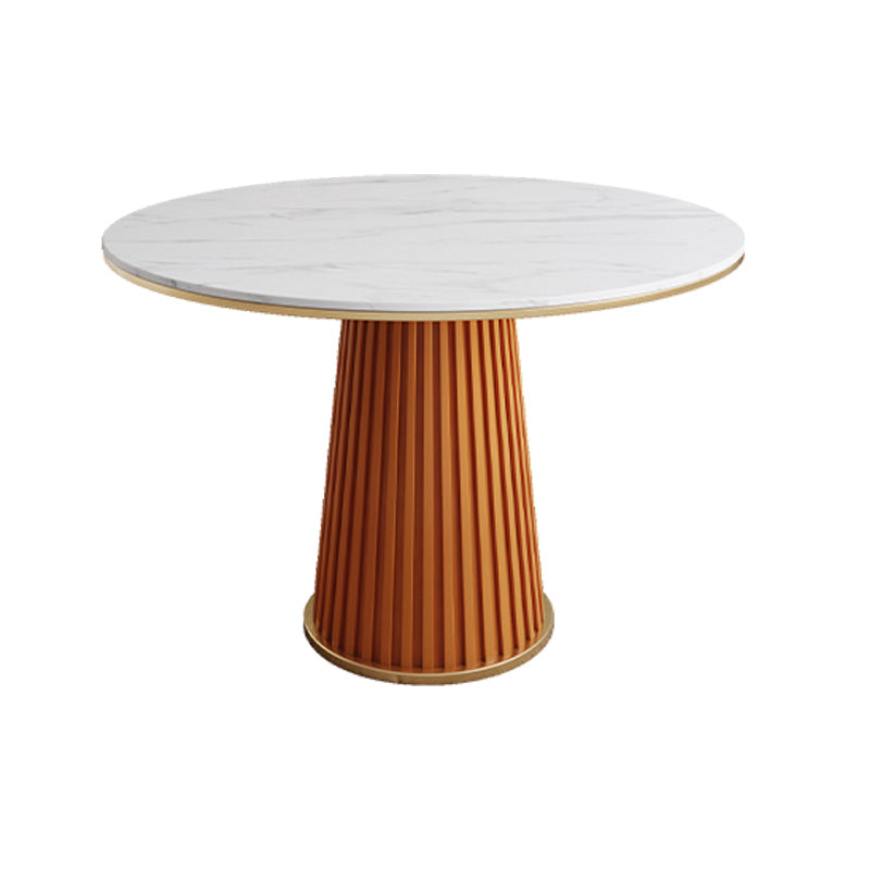 1/5 Pcs Metal Modern Dining Set with Round Indoor Table Dinette Set Clearhalo 'Dining Room Sets' 'Dining Tables & Seating' 'dining_room_set' 'furn' 'furn_dining_room_set' 'Furniture' 'furniture_dining_room_set' 'Kitchen & Dining Furniture' 'kitchen&dining_furn' 'kitchen' 4481645