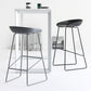 Modern Style Bar-stool Sled Legs PP Bucket Seat Barstool for Counter Bar Clearhalo 'Bar Furniture' 'Bar Stools' 'bar_stools' 'furn' 'furn_bar_stools' 'furniture_bar_stools' 'Kitchen & Dining Furniture' 'kitchen&dining_furn' 'kitchen' 'kitchen_furn' Furniture' 4481699