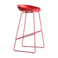 Modern Style Bar-stool Sled Legs PP Bucket Seat Barstool for Counter Bar Red 1 Piece Clearhalo 'Bar Furniture' 'Bar Stools' 'bar_stools' 'furn' 'furn_bar_stools' 'furniture_bar_stools' 'Kitchen & Dining Furniture' 'kitchen&dining_furn' 'kitchen' 'kitchen_furn' Furniture' 4481700