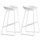 Modern Style Bar-stool Sled Legs PP Bucket Seat Barstool for Counter Bar White 2 Piece Set Clearhalo 'Bar Furniture' 'Bar Stools' 'bar_stools' 'furn' 'furn_bar_stools' 'furniture_bar_stools' 'Kitchen & Dining Furniture' 'kitchen&dining_furn' 'kitchen' 'kitchen_furn' Furniture' 4481709