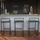 Modern Style Metal Bar Stool Low Back and Footrest Bar Stool for Kitchen (set of 2) Clearhalo 'Bar Furniture' 'Bar Stools' 'bar_stools' 'furn' 'furn_bar_stools' 'furniture_bar_stools' 'Kitchen & Dining Furniture' 'kitchen&dining_furn' 'kitchen' 'kitchen_furn' Furniture' 4481731
