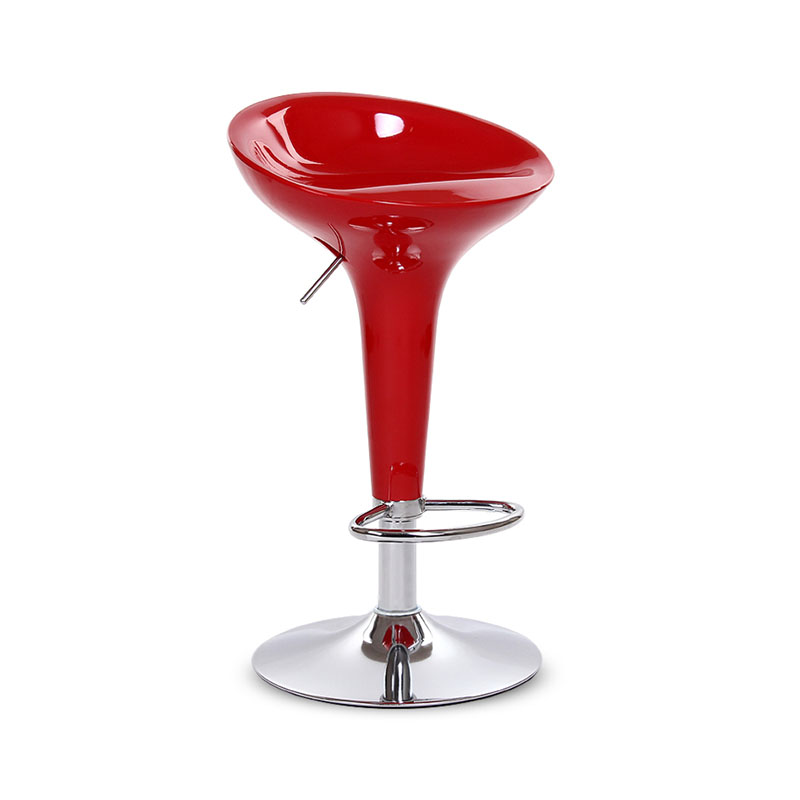 Industrial Style Bar Stool with Adjustable Height PP Seat Barstool for Kitchen Clearhalo 'Bar Furniture' 'Bar Stools' 'bar_stools' 'furn' 'furn_bar_stools' 'furniture_bar_stools' 'Kitchen & Dining Furniture' 'kitchen&dining_furn' 'kitchen' 'kitchen_furn' Furniture' 4481749