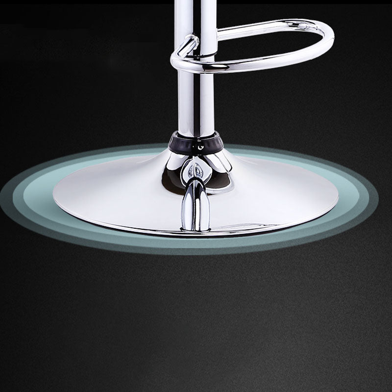 Industrial Style Bar Stool with Adjustable Height PP Seat Barstool for Kitchen Clearhalo 'Bar Furniture' 'Bar Stools' 'bar_stools' 'furn' 'furn_bar_stools' 'furniture_bar_stools' 'Kitchen & Dining Furniture' 'kitchen&dining_furn' 'kitchen' 'kitchen_furn' Furniture' 4481753