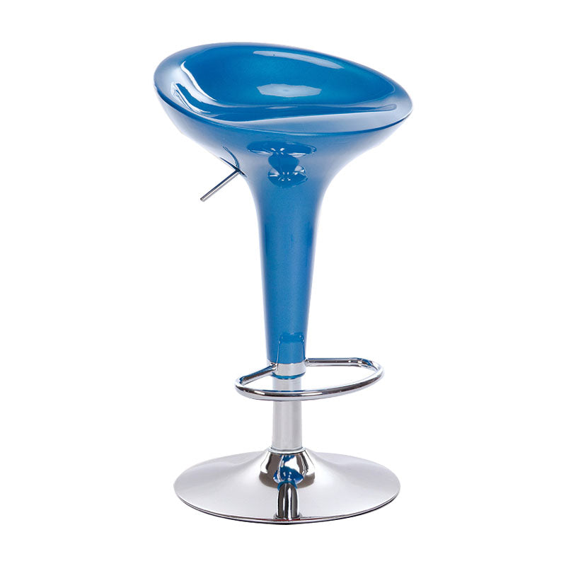 Industrial Style Bar Stool with Adjustable Height PP Seat Barstool for Kitchen Sky Blue 1 Piece Clearhalo 'Bar Furniture' 'Bar Stools' 'bar_stools' 'furn' 'furn_bar_stools' 'furniture_bar_stools' 'Kitchen & Dining Furniture' 'kitchen&dining_furn' 'kitchen' 'kitchen_furn' Furniture' 4481756
