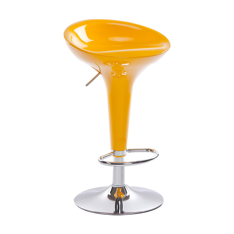 Industrial Style Bar Stool with Adjustable Height PP Seat Barstool for Kitchen Ginger 1 Piece Clearhalo 'Bar Furniture' 'Bar Stools' 'bar_stools' 'furn' 'furn_bar_stools' 'furniture_bar_stools' 'Kitchen & Dining Furniture' 'kitchen&dining_furn' 'kitchen' 'kitchen_furn' Furniture' 4481757