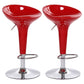 Industrial Style Bar Stool with Adjustable Height PP Seat Barstool for Kitchen Dark Red 2 Piece Set Clearhalo 'Bar Furniture' 'Bar Stools' 'bar_stools' 'furn' 'furn_bar_stools' 'furniture_bar_stools' 'Kitchen & Dining Furniture' 'kitchen&dining_furn' 'kitchen' 'kitchen_furn' Furniture' 4481762