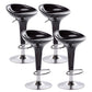 Industrial Style Bar Stool with Adjustable Height PP Seat Barstool for Kitchen Gloss Black 4 Piece Set Clearhalo 'Bar Furniture' 'Bar Stools' 'bar_stools' 'furn' 'furn_bar_stools' 'furniture_bar_stools' 'Kitchen & Dining Furniture' 'kitchen&dining_furn' 'kitchen' 'kitchen_furn' Furniture' 4481771