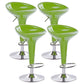 Industrial Style Bar Stool with Adjustable Height PP Seat Barstool for Kitchen Olive Green 4 Piece Set Clearhalo 'Bar Furniture' 'Bar Stools' 'bar_stools' 'furn' 'furn_bar_stools' 'furniture_bar_stools' 'Kitchen & Dining Furniture' 'kitchen&dining_furn' 'kitchen' 'kitchen_furn' Furniture' 4481774