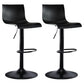 Industrial Style Bar-stool with Adjustable Height Metal Leg for Counter Bar 2 Piece Set Clearhalo 'Bar Furniture' 'Bar Stools' 'bar_stools' 'furn' 'furn_bar_stools' 'furniture_bar_stools' 'Kitchen & Dining Furniture' 'kitchen&dining_furn' 'kitchen' 'kitchen_furn' Furniture' 4481789