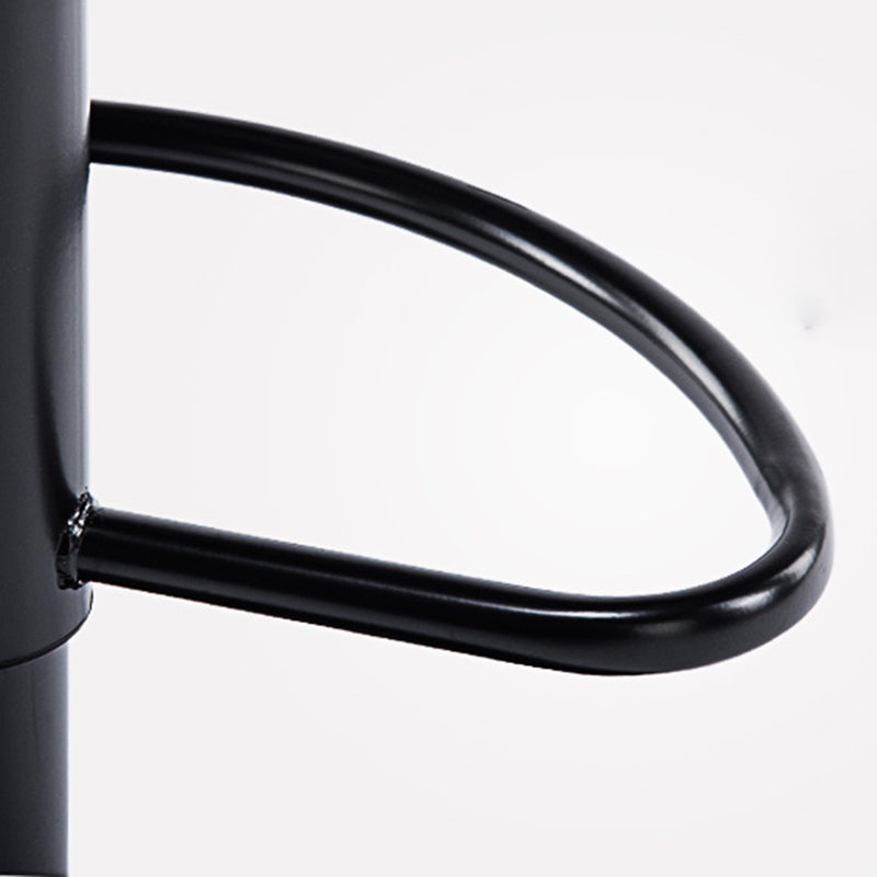 Industrial Style Bar-stool with Adjustable Height Metal Leg for Counter Bar Clearhalo 'Bar Furniture' 'Bar Stools' 'bar_stools' 'furn' 'furn_bar_stools' 'furniture_bar_stools' 'Kitchen & Dining Furniture' 'kitchen&dining_furn' 'kitchen' 'kitchen_furn' Furniture' 4481798