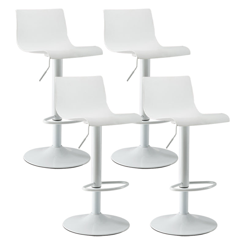 Industrial Style Bar-stool with Adjustable Height Metal Leg for Counter Bar 4 Piece Set Clearhalo 'Bar Furniture' 'Bar Stools' 'bar_stools' 'furn' 'furn_bar_stools' 'furniture_bar_stools' 'Kitchen & Dining Furniture' 'kitchen&dining_furn' 'kitchen' 'kitchen_furn' Furniture' 4481802