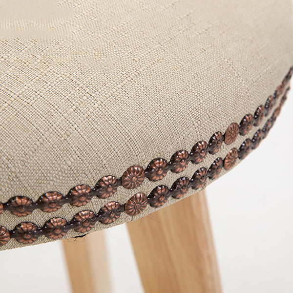 Modern Rotatable Backrest Counter Stool Wood Kitchen Bar Stool with Cushion Clearhalo 'Bar Furniture' 'Bar Stools' 'bar_stools' 'furn' 'furn_bar_stools' 'furniture_bar_stools' 'Kitchen & Dining Furniture' 'kitchen&dining_furn' 'kitchen' 'kitchen_furn' Furniture' 4481858