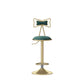 Glam Rotatable Liftable Counter Stool Iron Beauty Shop Bar Stool with Velvet Cushion Green 1 Piece Clearhalo 'Bar Furniture' 'Bar Stools' 'bar_stools' 'furn' 'furn_bar_stools' 'furniture_bar_stools' 'Kitchen & Dining Furniture' 'kitchen&dining_furn' 'kitchen' 'kitchen_furn' Furniture' 4481936