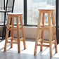 Modern Armless Backless Counter Stool Wood Cafe Bar Stool with Wooden Seat, 1 Piece Clearhalo 'Bar Furniture' 'Bar Stools' 'bar_stools' 'furn' 'furn_bar_stools' 'furniture_bar_stools' 'Kitchen & Dining Furniture' 'kitchen&dining_furn' 'kitchen' 'kitchen_furn' Furniture' 4482006