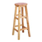 Modern Armless Backless Counter Stool Wood Cafe Bar Stool with Wooden Seat, 1 Piece Clearhalo 'Bar Furniture' 'Bar Stools' 'bar_stools' 'furn' 'furn_bar_stools' 'furniture_bar_stools' 'Kitchen & Dining Furniture' 'kitchen&dining_furn' 'kitchen' 'kitchen_furn' Furniture' 4482013