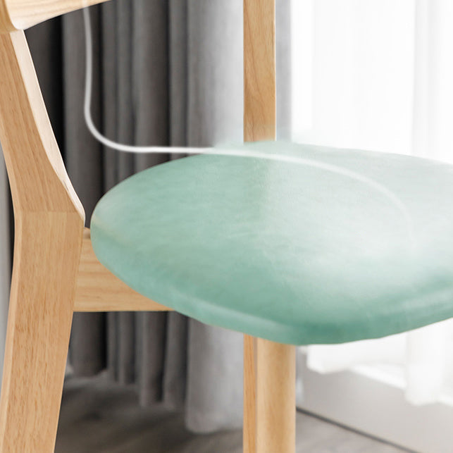 Modern Armless Backrest Counter Stool Wood Milk Tea Shop Bar Stool with Pedal Clearhalo 'Bar Furniture' 'Bar Stools' 'bar_stools' 'furn' 'furn_bar_stools' 'furniture_bar_stools' 'Kitchen & Dining Furniture' 'kitchen&dining_furn' 'kitchen' 'kitchen_furn' Furniture' 4482186