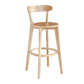 Modern Armless Backrest Counter Stool Wood Milk Tea Shop Bar Stool with Pedal Natural 1 Piece Clearhalo 'Bar Furniture' 'Bar Stools' 'bar_stools' 'furn' 'furn_bar_stools' 'furniture_bar_stools' 'Kitchen & Dining Furniture' 'kitchen&dining_furn' 'kitchen' 'kitchen_furn' Furniture' 4482239